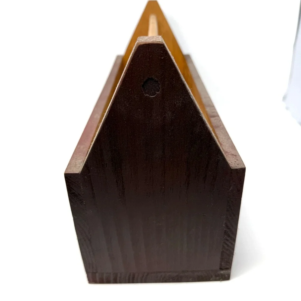 Nostalgia Wooden Box Co Vermont Choice Seeds Garden Caddy Rustic Wood Tote Brown